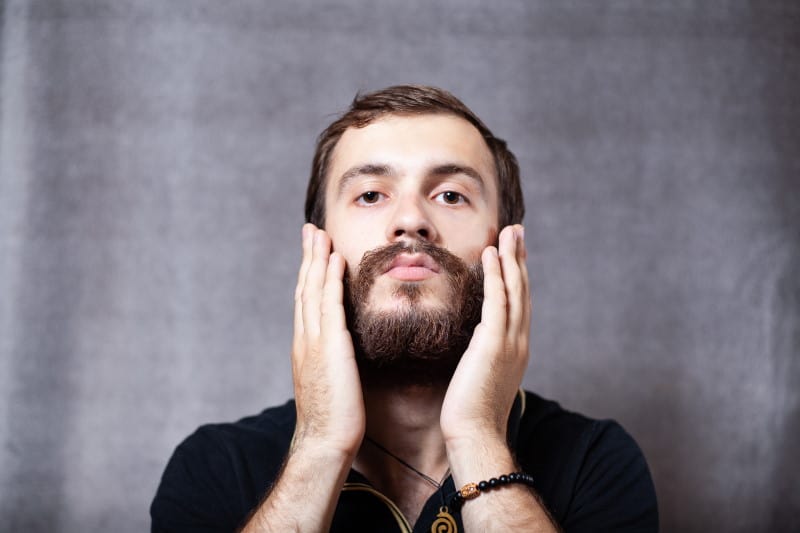 Applying Beard Wax