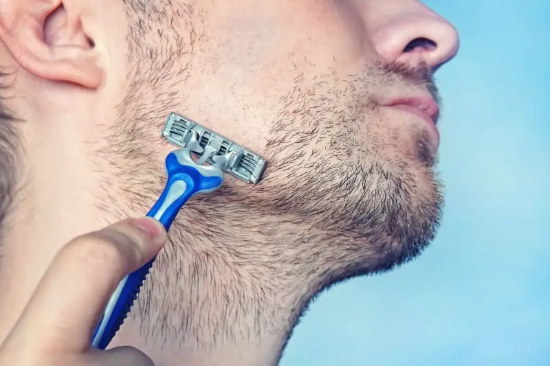 Shaving with Only a Razor and Water
