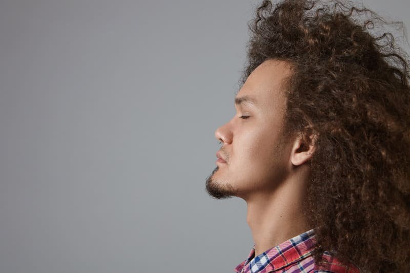 Trimming Sideburns With Long Hair